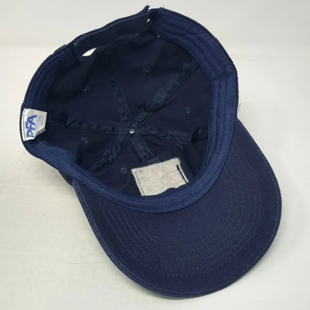Stronghold PFA Baseball Cap Blue One Size Strapback NYC Health Hospitals Vax Hat